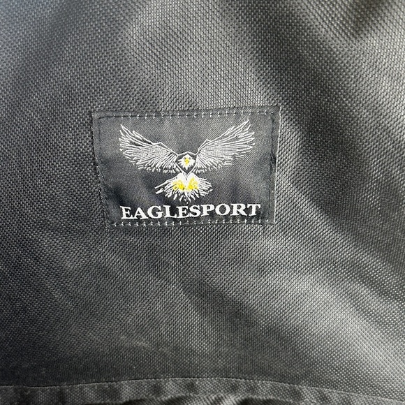 EagleSport Black and Yellow 18in Backpack - Picture 2 of 11